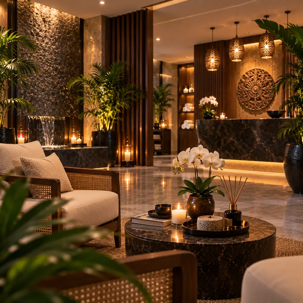 Spa lounge at Golden VIP Spa Muscat