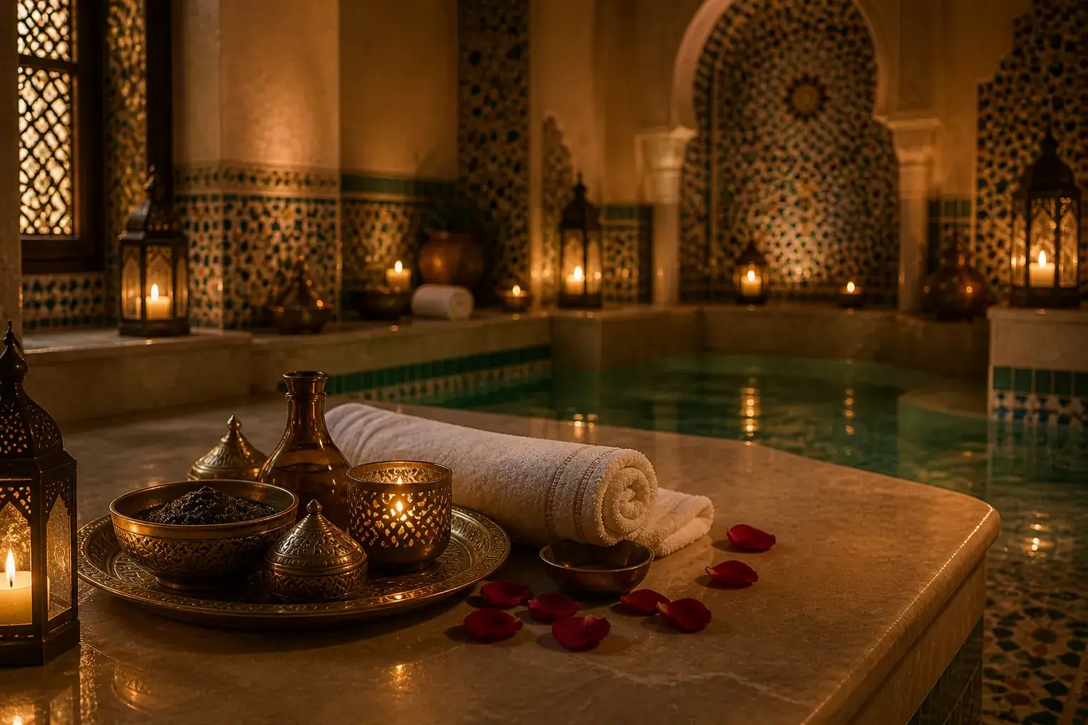 Moroccan bath in Muscat